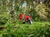 TP 165 Mobile bei häckslen im Wald